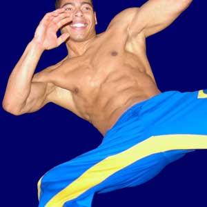 Capoeira-Akrobaten