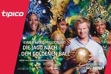 Werbung mit Oliver Kahn und Copacabana Sambashow Berlin